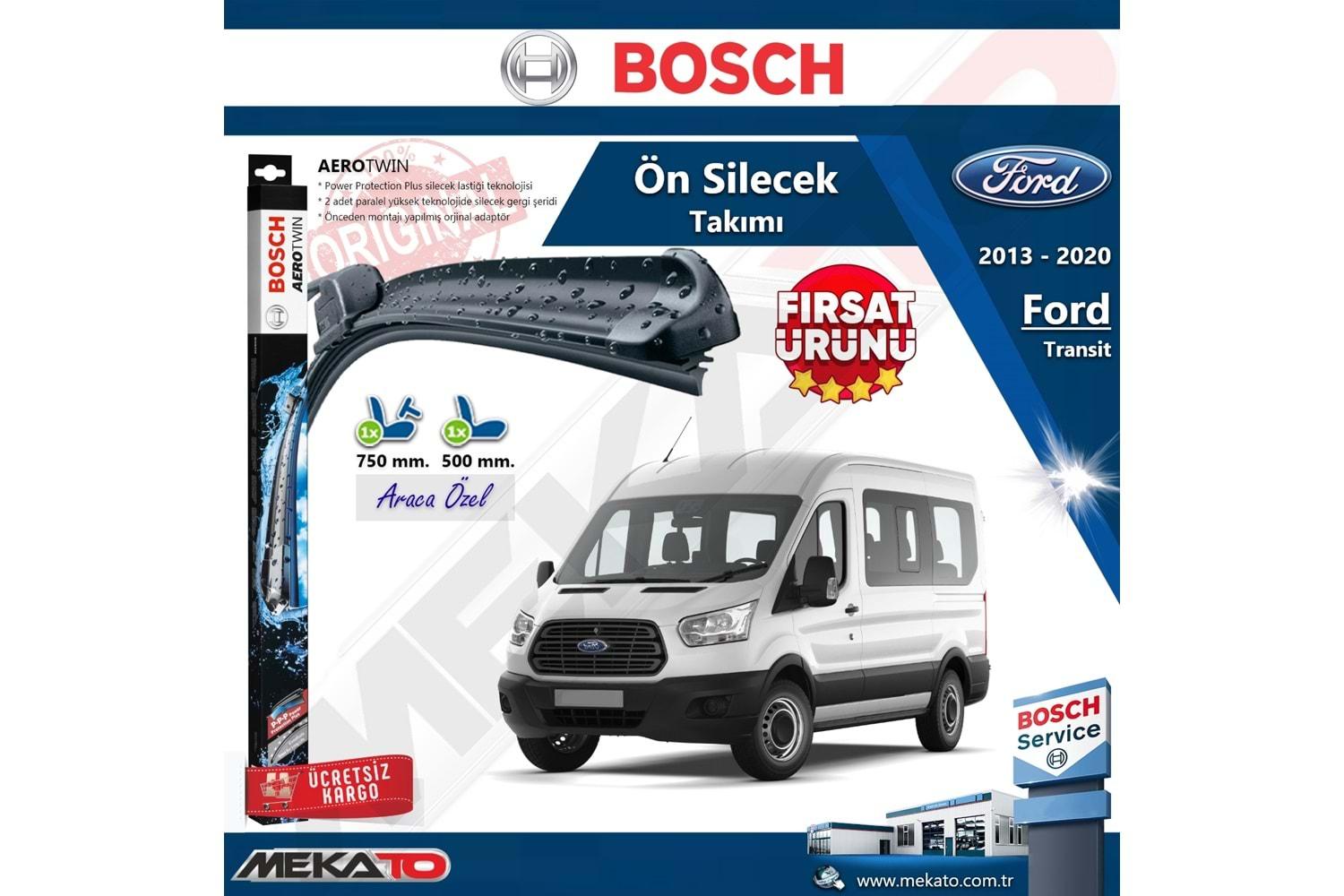 Ford Transit Ön Silecek Takımı Bosch Aero Twin 2013-2020