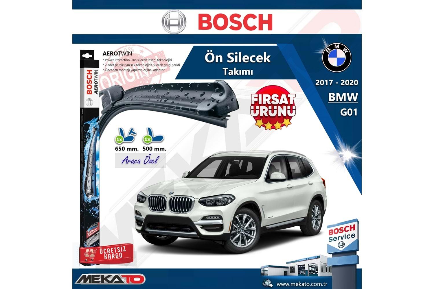 Bmw X3 G01 Ön Silecek Takımı Bosch Aero Twin 2017-2020