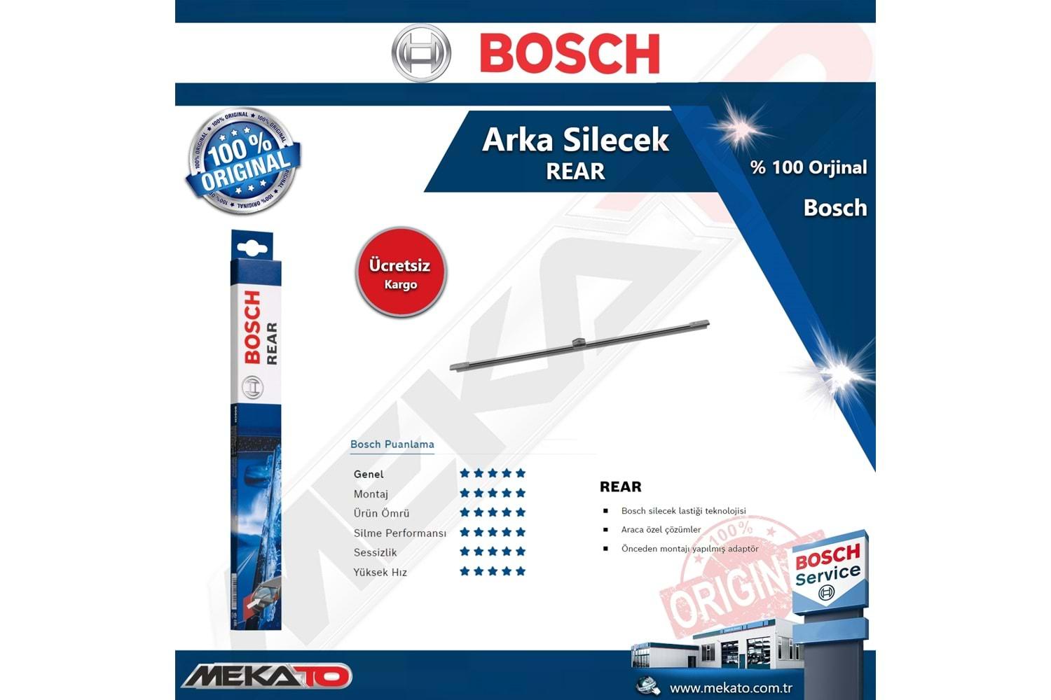 Citroen C5 Arka Silecek Bosch Rear 2004-2008