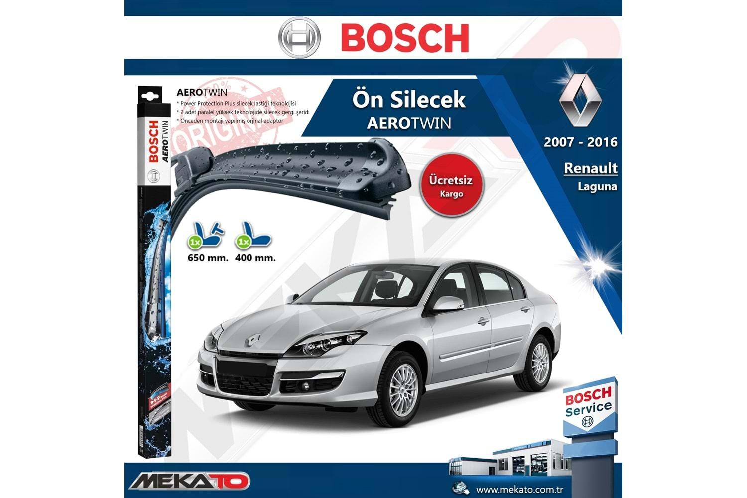 Renault Laguna Ön Silecek Takımı Bosch Aero Twin 2007-2016