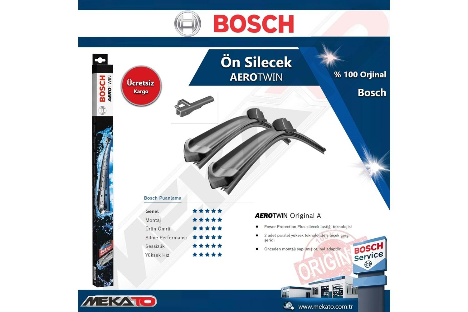 Citroen C5 Ön Silecek Takımı Bosch Aero Twin 2004-2008