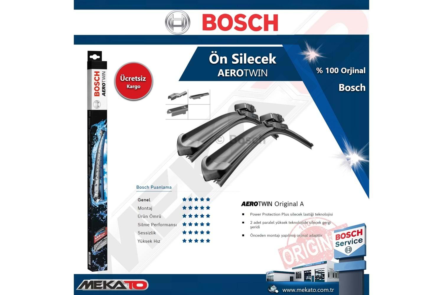 Volvo S80 Ön Silecek Takımı Bosch Aero Twin 2004-2006