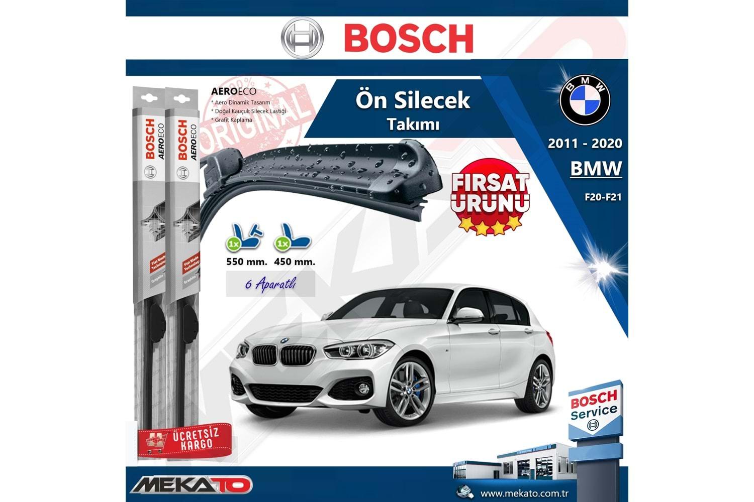 Bmw F20 F21 Ön Silecek Takımı Bosch Aero Eco 2011-2020