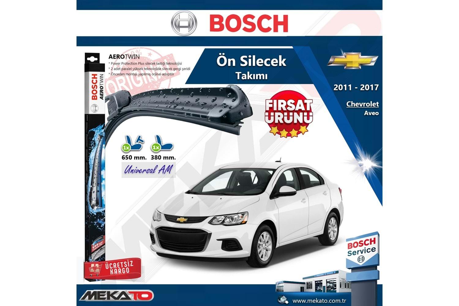 Chevrolet Aveo Ön Silecek Takımı Bosch Aero Twin 2011-2017