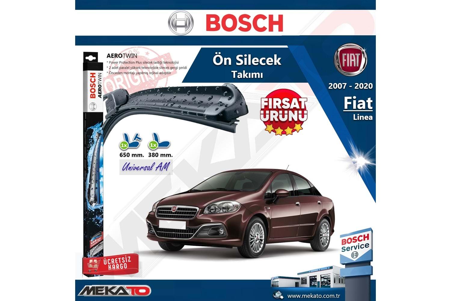 Fiat Linea Ön Silecek Takımı Bosch Aero Twin 2007-2020