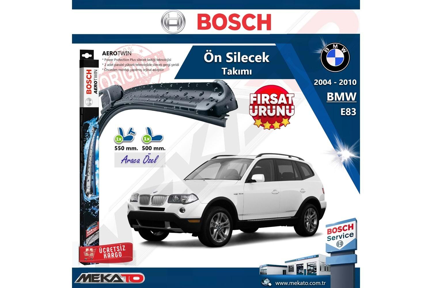 Bmw E83 Ön Silecek Takımı Bosch Aero Twin 2004-2010