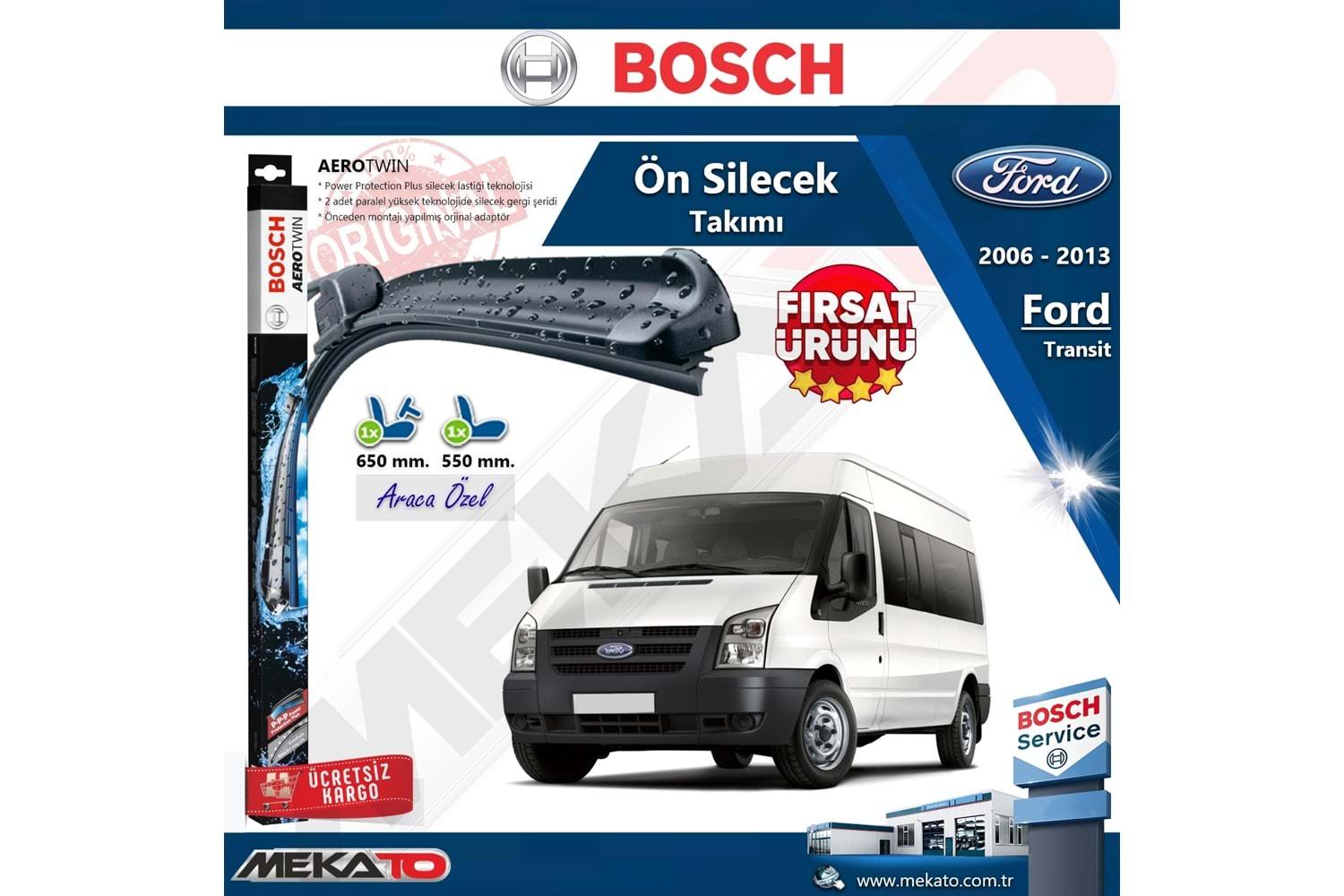 Ford Transit Ön Silecek Takımı Bosch Aero Twin 2006-2013