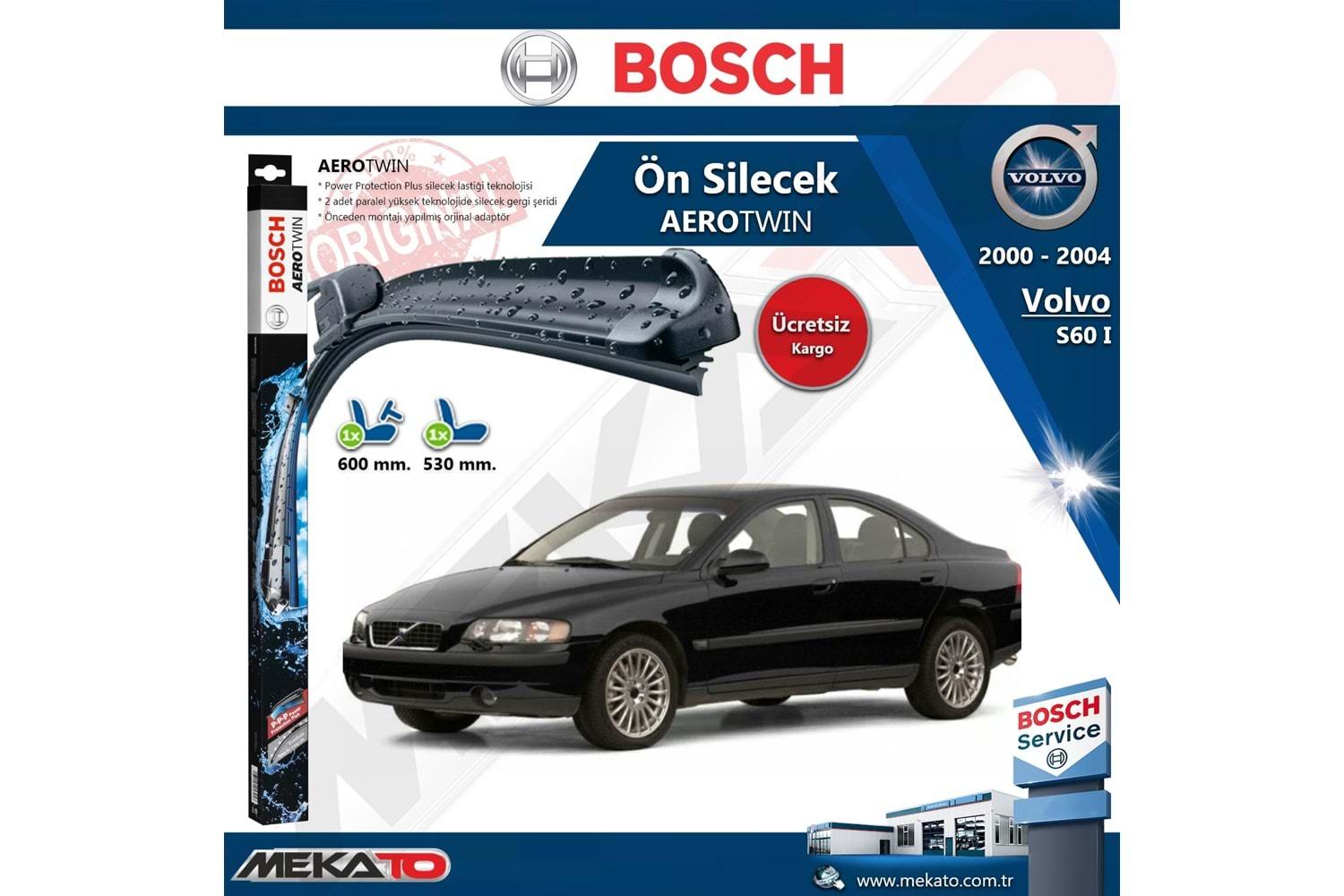 Volvo S60 Ön Silecek Takımı Bosch Aero Twin 2000-2004