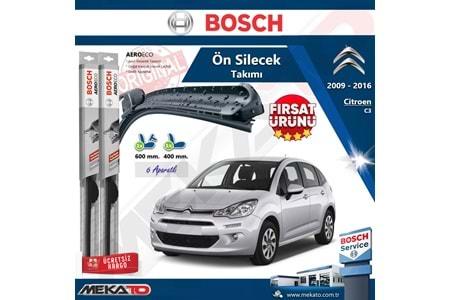 Citroen C3 Ön Silecek Takımı Bosch Aero Eco 2009-2016