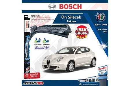 Alfa Romeo Mito Ön Silecek Takımı Bosch Aero Twin 2008-2018