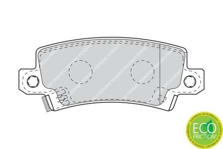 Ferodo Arka Fren Balata Takımı FDB1574