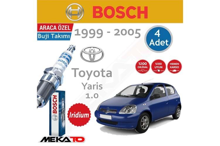 Bosch Toyota Yaris Lpg (1.0) İridyum (1999-2005) Buji Takımı 4 Ad.