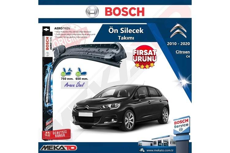 Citroen C4 Ön Silecek Takımı Bosch Aero Twin 2010-2020