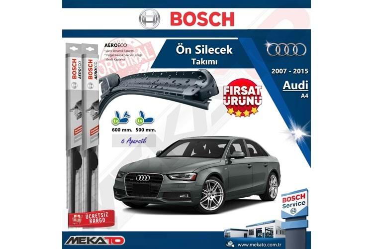 Audi A4 Ön Silecek Takımı Bosch Aero Eco 2007-2015