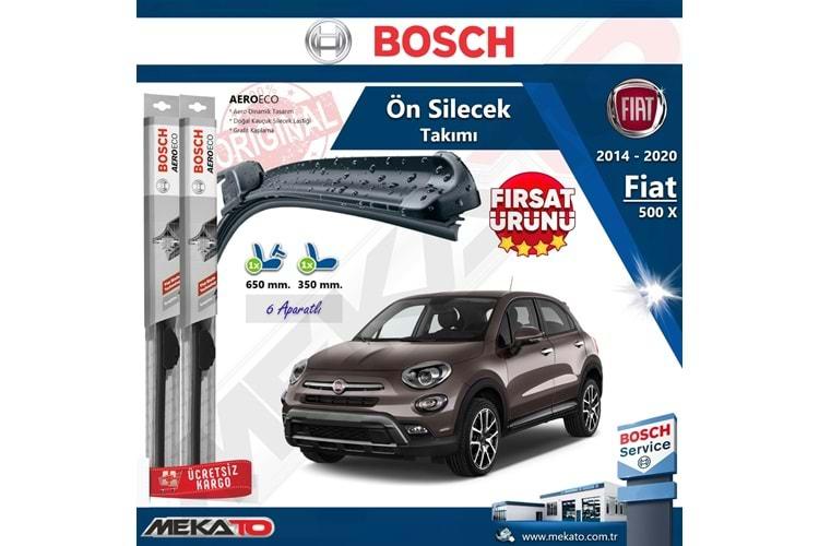 Fiat 500 X Ön Silecek Takımı Bosch Aero Eco 2014-2020