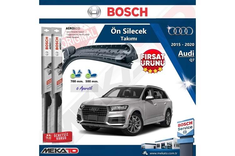 Audi Q7 Ön Silecek Takımı Bosch Aero Eco 2015-2020