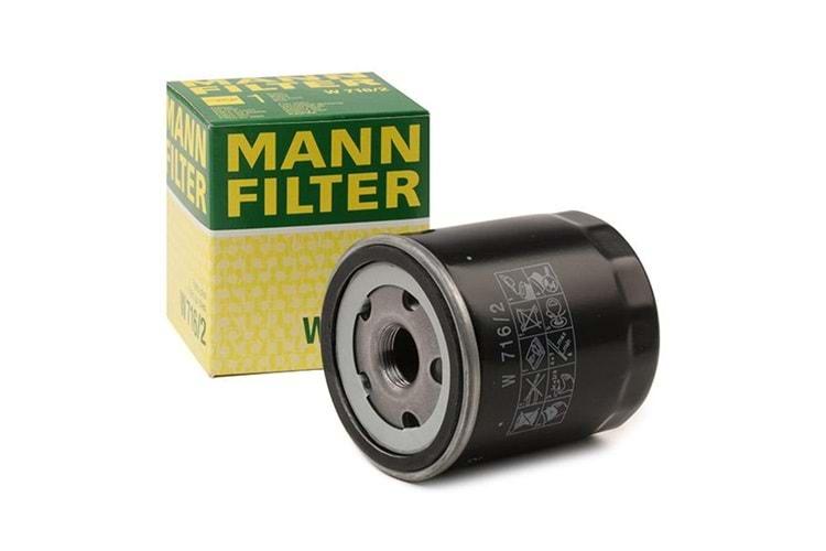 Mann Filter Yağ Filtresi W716/2