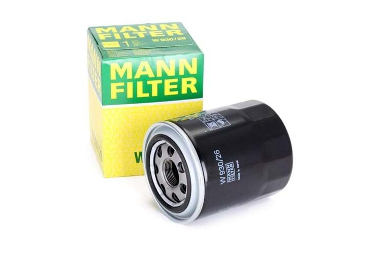 Mann Filter Yağ Filtresi W930/26