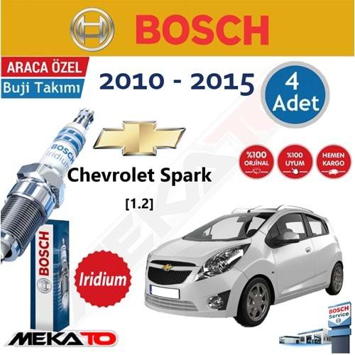 Bosch Chevrolet Spark Lpg (1.2) İridyum (2010-2015) Buji Takımı 4 Ad.