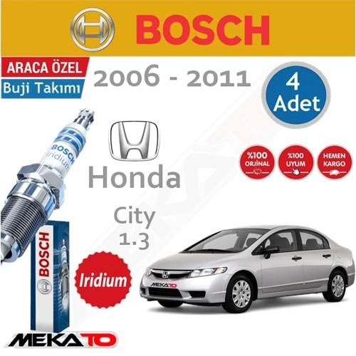 Bosch Honda City Lpg 1.3 İridyum Buji Takımı 2006-2011 4 Ad.