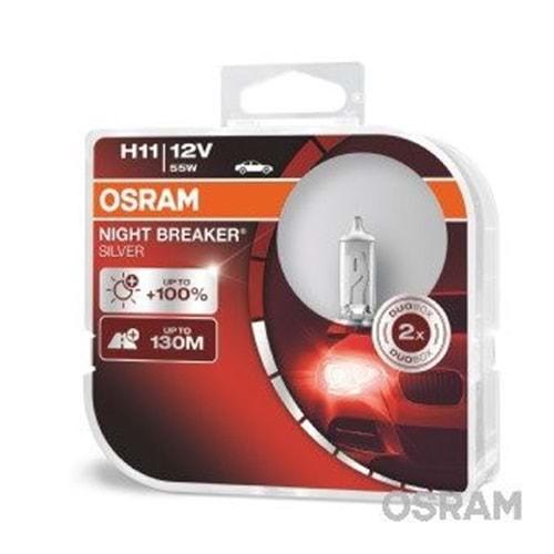 Osram Night Breaker Silver H11 Ampul Seti Sağ ve Sol 2 Li