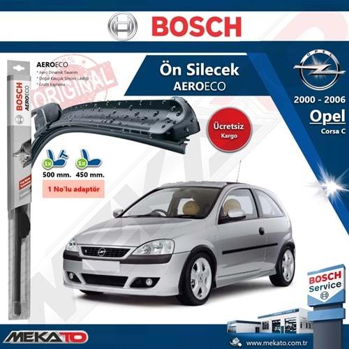 Opel Corsa C Ön Silecek Takımı Bosch Aero Eco 2000-2006