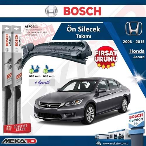 Honda Accord Ön Silecek Takımı Bosch Aero Eco 2008-2015