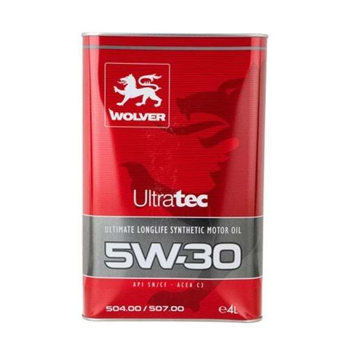 Wolver Ultra Tec 5W30 4 Litre Motor Yağı W4093