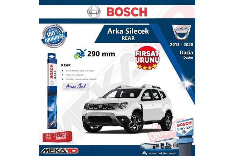 Dacia Duster Arka Silecek Bosch Rear 2018-2020