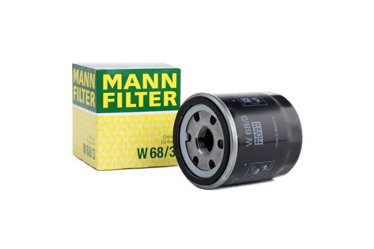 Mann Filter Yağ Filtresi W68/3